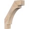 Ekena Millwork 5 1/2"W x 22"D x 28"H Merced Smooth Knee Brace, Douglas Fir BRC06X22X28MRC00SDF - alternate 1